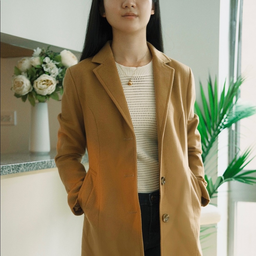 Cashmere Coat (Custom Made, Sz S)